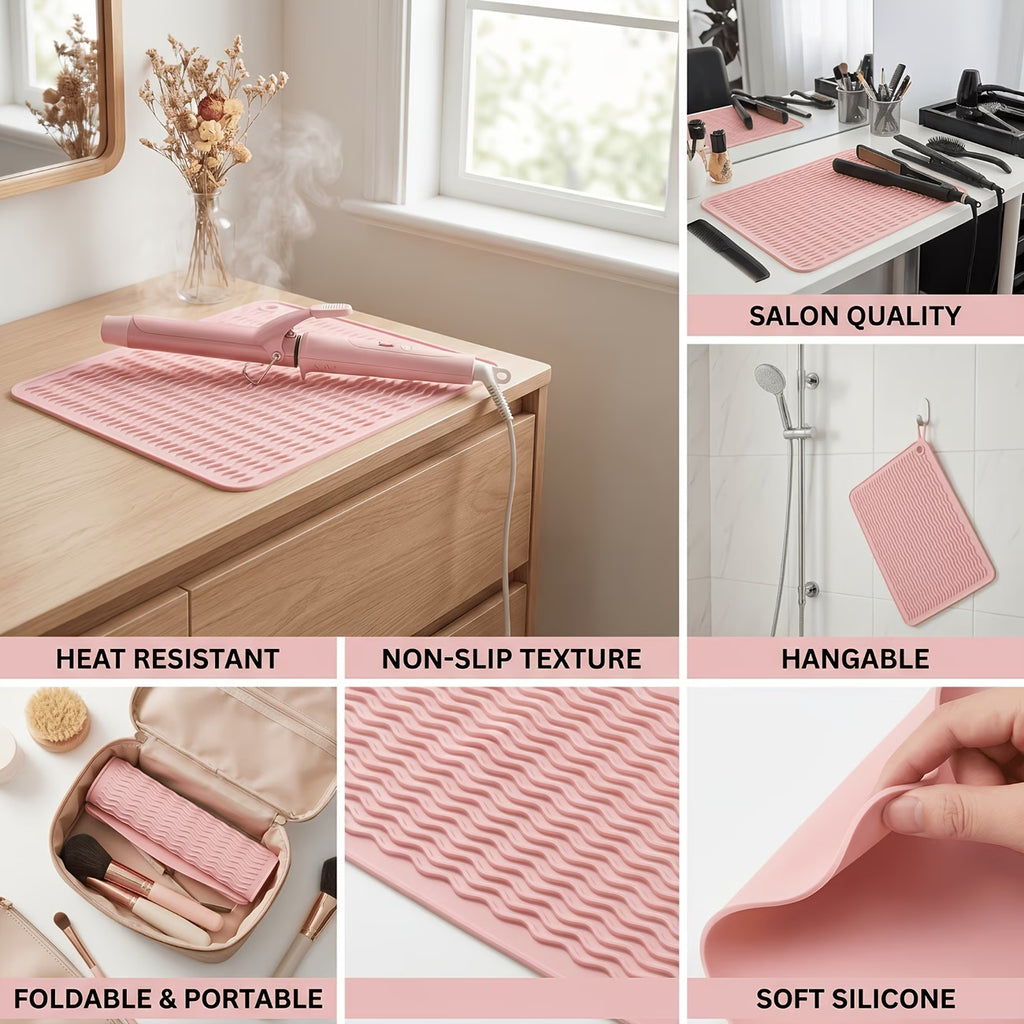 Heat-Resistant Straightener Cooling Pad