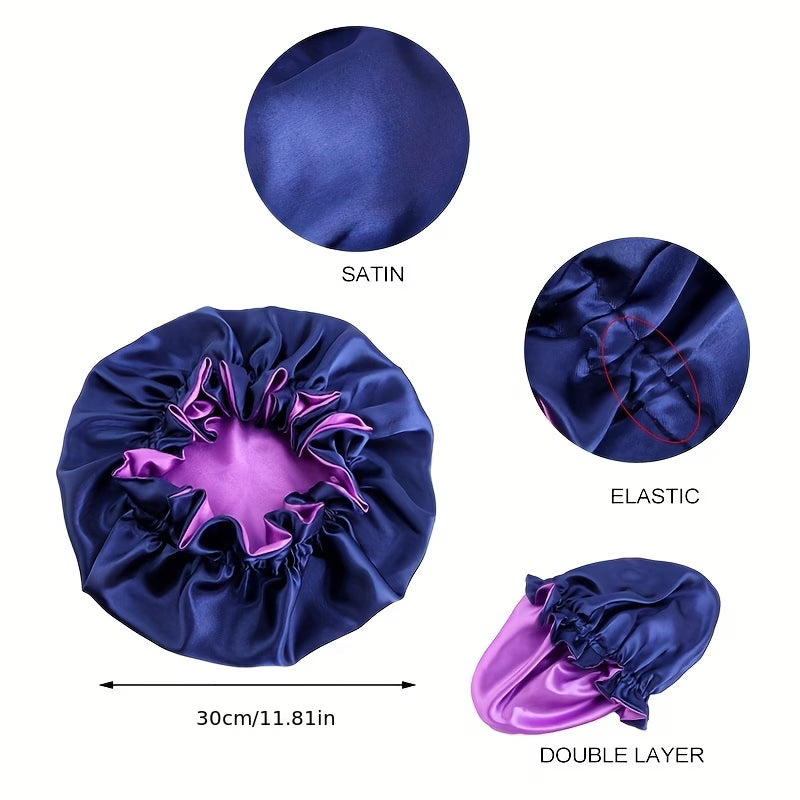 Double Layer Sleeping Bonnet Cap for Women